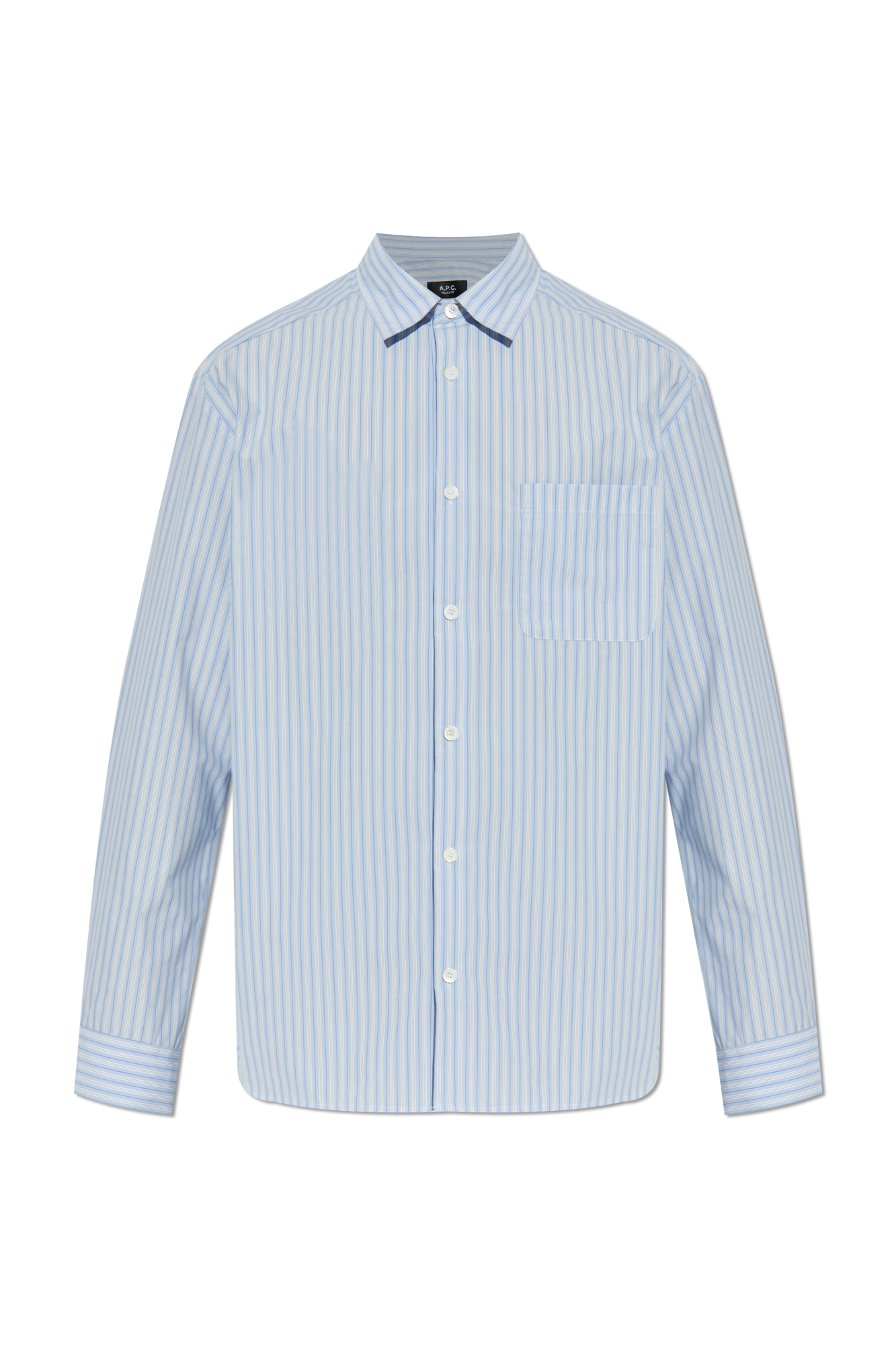 Tシャツ・カットソー A.P.C. SS25 Shirts (COGXF H12553 IAL) A.P.C. Shirt with stripe pattern | Men's Clothing | Vitkac